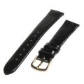 Republic Women's Genuine Java Lizard Black Leather Watch Band