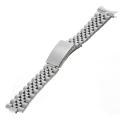Republic Men's Square/ Curved End Stainless Steel Watch Bracelet