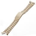 Republic Men's Straight/ Curved End Gold-tone Watch Bracelet