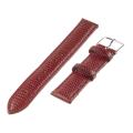 Republic Women's Red Lizard Grain Leather Watch Band