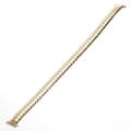 Republic Women's Straight Squeeze End Gold-tone Watch Bracelet