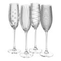 Mikasa 4-Piece Flute Glasses Set
