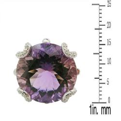 D'sire 10k Gold Blend Ametrine 1/8ct TDW Diamond Ring (H-I, I1-I2)