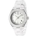 Adidas Women's 'Cambridge' Clear Plastic Watch