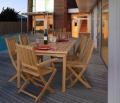Amazonia 'Augusta' Teak 7-piece Dining Set