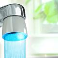 Multi-Color LED Chrome Faucet Light