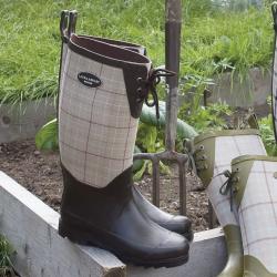 Laura Ashley Women's Black Rubber Wellington Boots