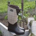Laura Ashley Women's Black Rubber Wellington Boots