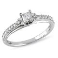 10k White Gold 1/2ct TDW Diamond Ring (G-H, I2-I3)