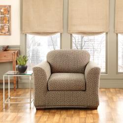 Stretch Baxter 2-piece Chair Slipcover