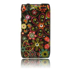 Luxmo Multi Flower Spotted Diamond Case for Motorola Droid RAZR/ XT912