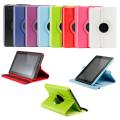Deluxe Amazon Kindle Fire Rotating Leather Case with Swivel Stand