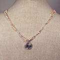 Designs Sterling Silver Pink Pearl 'Mom' Necklace (2-5 mm)(China)