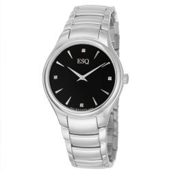 ESQ by Movado Men's 'Elan' Stainless Steel Diamond Quartz Watch