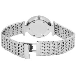 Burgi Woman's Dazzling Diamond Mother of Pearl Quartz Fashion Watch