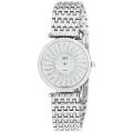 Burgi Woman's Dazzling Diamond Mother of Pearl Quartz Fashion Watch