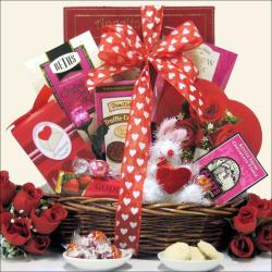 Sweet Love Valentine's Day Chocolate and Sweets Gift Basket