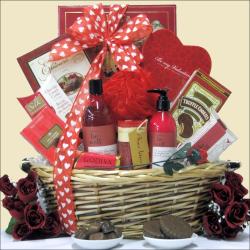 Valentine's Day Spa Gift Basket
