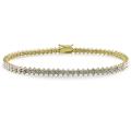 10k Yellow Gold 2ct TDW Diamond Bracelet (H-I, I3)