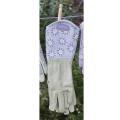 Laura Ashley Large Roundswood Gauntlet Pale Lavender Gardening Gloves