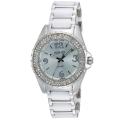 August Steiner Women's Quartz Crystal Ceramic Bracelet Watch