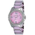 August Steiner Women's Quartz Crystal Ceramic Bracelet Watch
