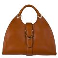 Gucci Brown Leather Medium Top Handle Satchel