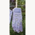 Laura Ashley Roundswood Medium-Size Pale Lavender Chic Gardening Gloves