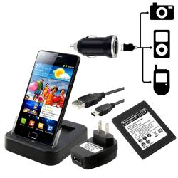 Li-Ion Battery/ Cradle Charger/ Adapter for Samsung Galaxy S II i9100