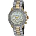 August Steiner Women's Crystal MOP Chronograph Bracelet Watch