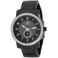 Joshua & Son's Men's Stainless Steel Diamond Bracelet Watch
