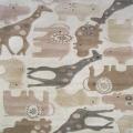 Handmade Children's Neutral Safari Wool Rug (5' x 7'3)