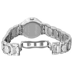 Ebel Women's 'Beluga' White Gold Diamond Bracelet Watch
