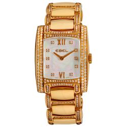 Ebel Women's 'Brasilia' Rose Gold Mother of Pearl Dial Watch