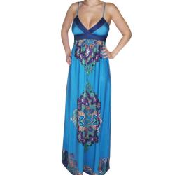 Tabeez Women's 'Ocean' Maxi Dress
