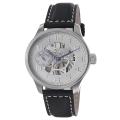 Zeno Men's 'Oversized' Ivory Skeleton Dial Automatic Watch