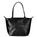 Longchamp Black/ Metallic Equestrian Tote Bag