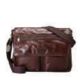 Fossil 'Transit' Brown Leather Messenger Bag