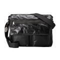 Fossil 'Transit' Black Leather Messenger Bag