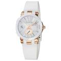 Ulysse Nardin Women's 'Gmt DualTime' Rose Gold White Strap Watch