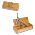 Elan-Bamboo New York Giants Super Bowl Champions Engraved Boxed Corkscrew