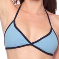 American Apparel Blue/ Navy Baby Rib Bikini Bra