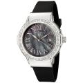 Swiss Legend Women's 'South Beach' Black Rubber Diamond Watch
