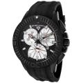 Swiss Legend Men's 'Evolution' Black Rubber Chronograph Watch