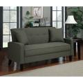 Portfolio Engle Charcoal Gray Linen Sofa
