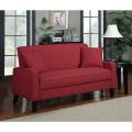 Portfolio Ellie Cherry Red Linen Sofa
