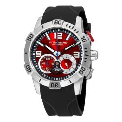 Stuhrling Original Men's Gen-Y Sport Quartz Chronograph Red Dial Watch