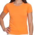 American Apparel Women's Orange Short Sleeve Top
