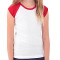 American Apparel Girl's Raglan Top