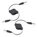 Apple iPhone, iPod 3.5-mm Universal Retractable Auxiliary Cable (Pack of 2)